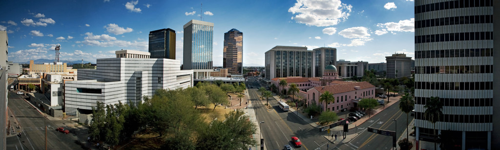 Downtown Tucson Arizona Panorama