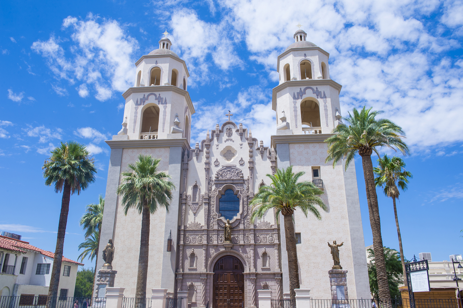The Cathedral Of Saint Augustin In Tucson