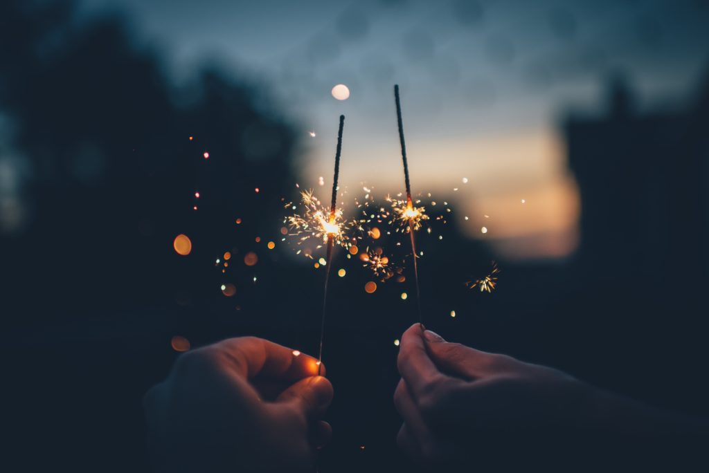 sparklers - New Year's Resolutions for Students